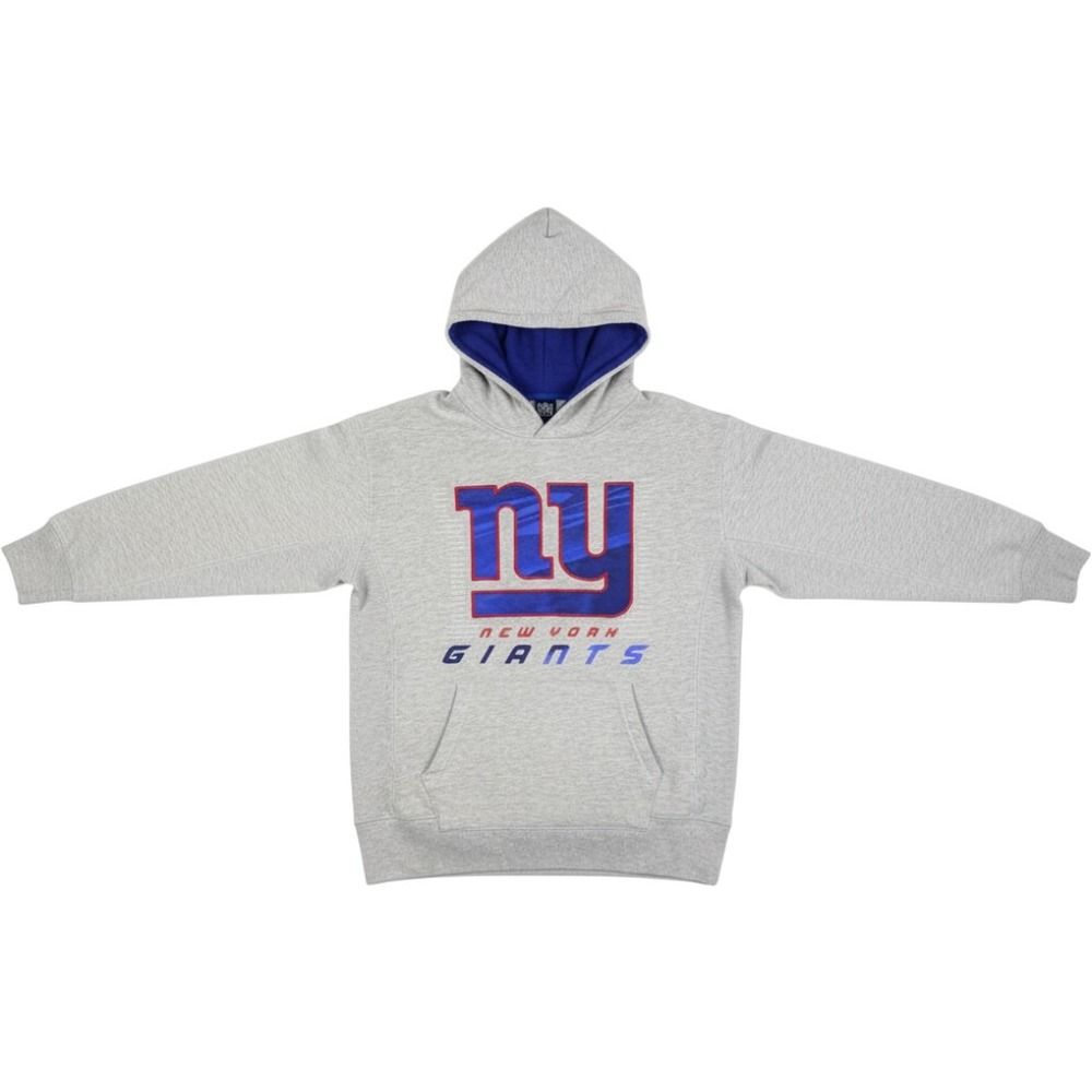 New York Giants Hoodie Mens M Embroidered NFL Team Apparel Gray
